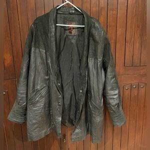 Vintage, genuine, leather jacket